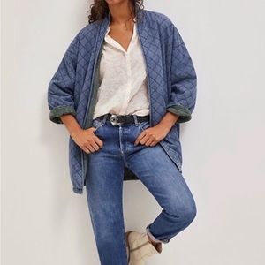 Current Air reversible cocoon coat